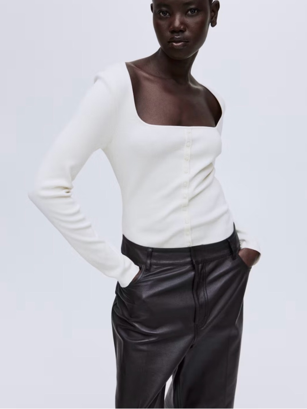 ☘️ 3 for $30: H&M Square Neck Top